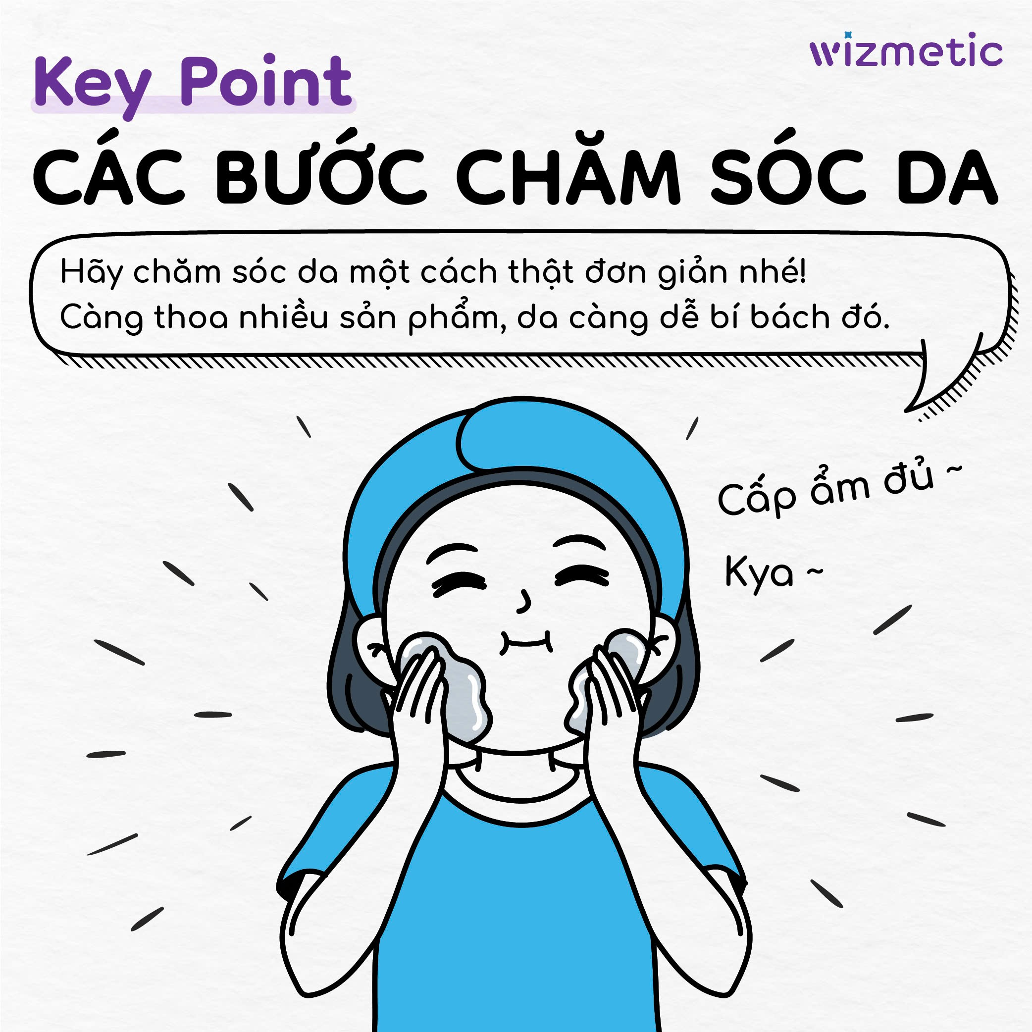 Các bước chăm sóc da đơn giản cho làn da khỏe mịn