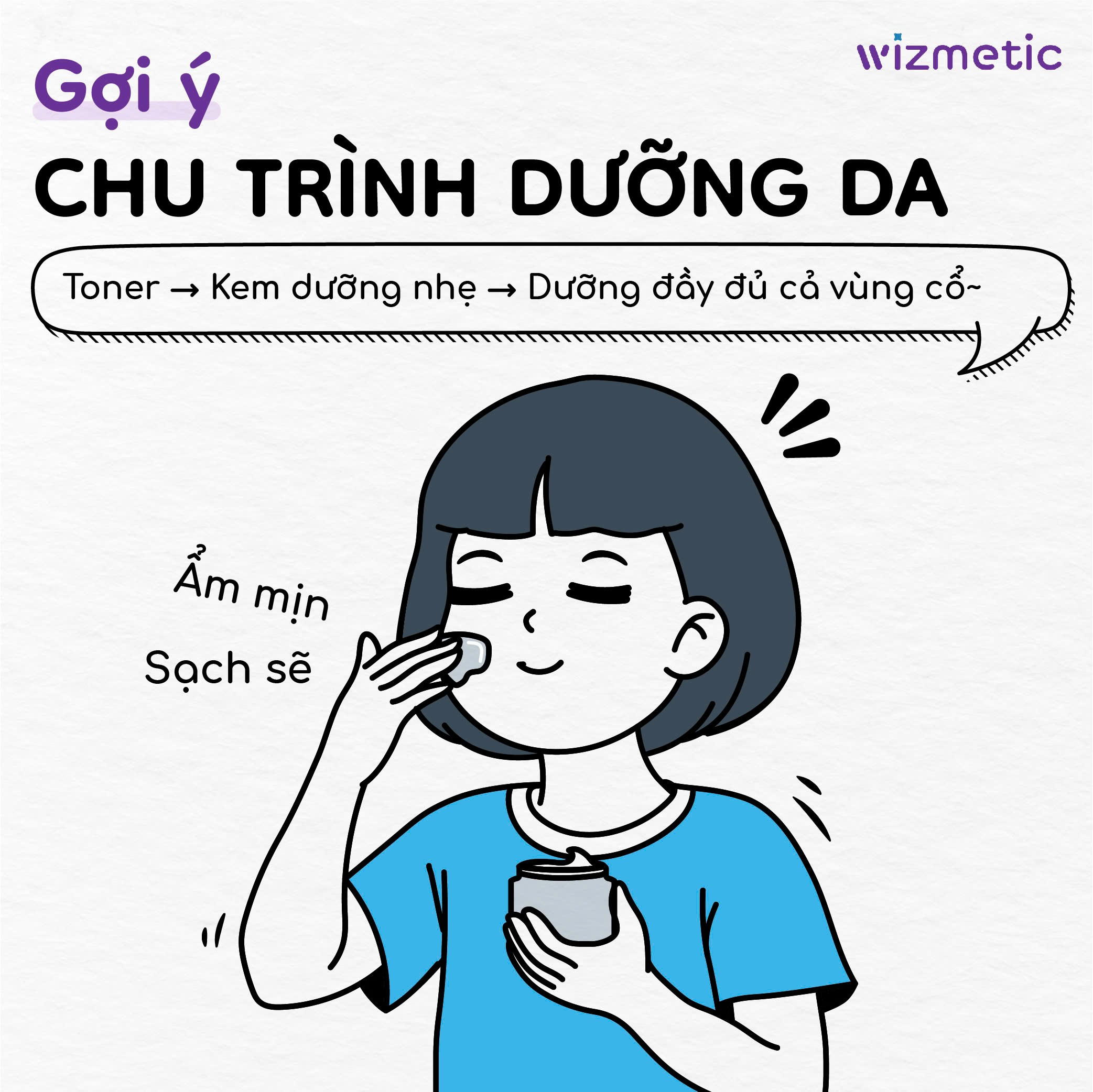 Gợi ý chu trình dưỡng da hiệu quả mỗi ngày