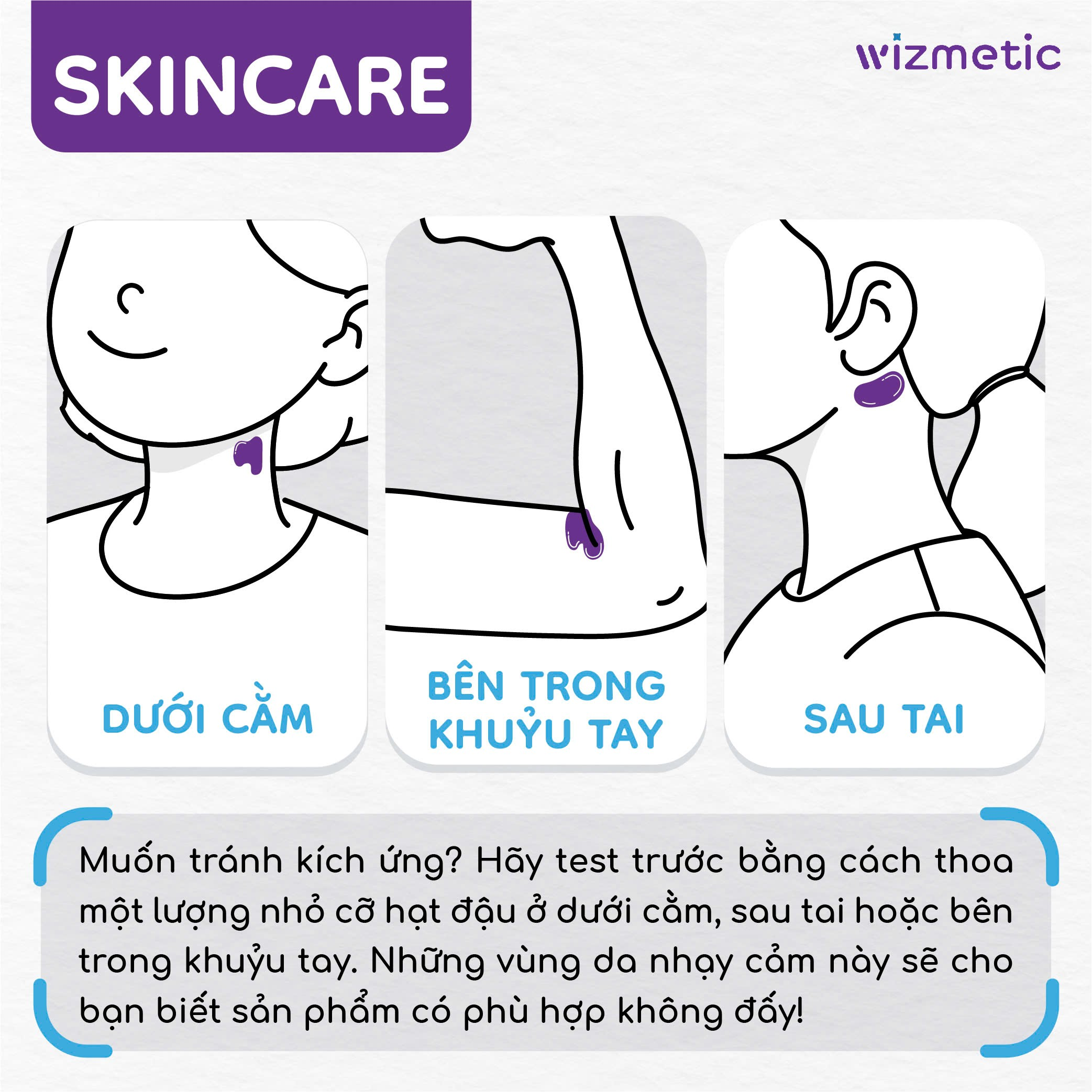 Cách test sản phẩm skincare tránh kích ứng da