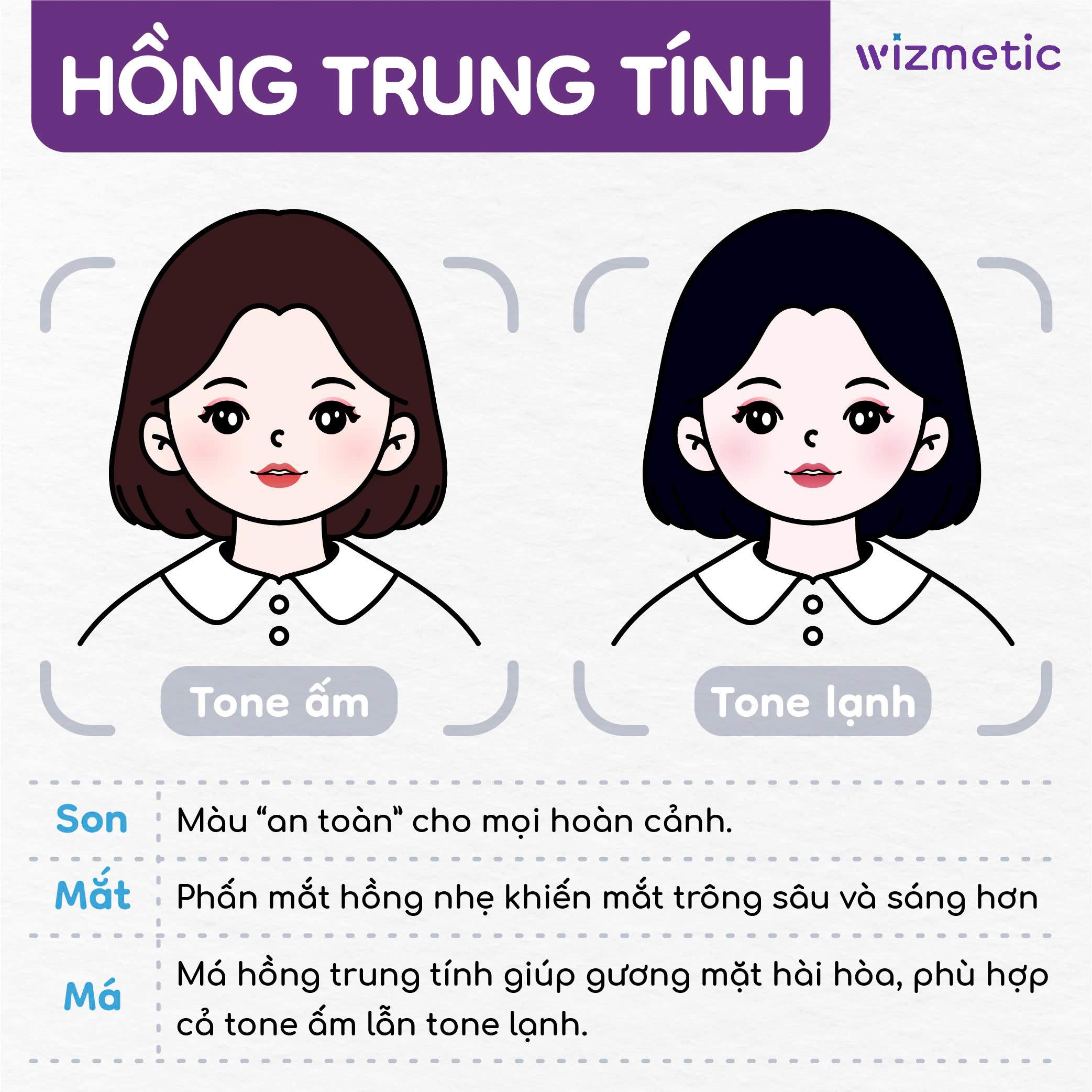 Gam hồng trung tính – lựa chọn an toàn cho mọi tone da