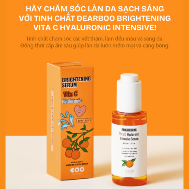 DEARBOO Tinh Chất Dưỡng Ẩm & Làm Sáng Da Vita C