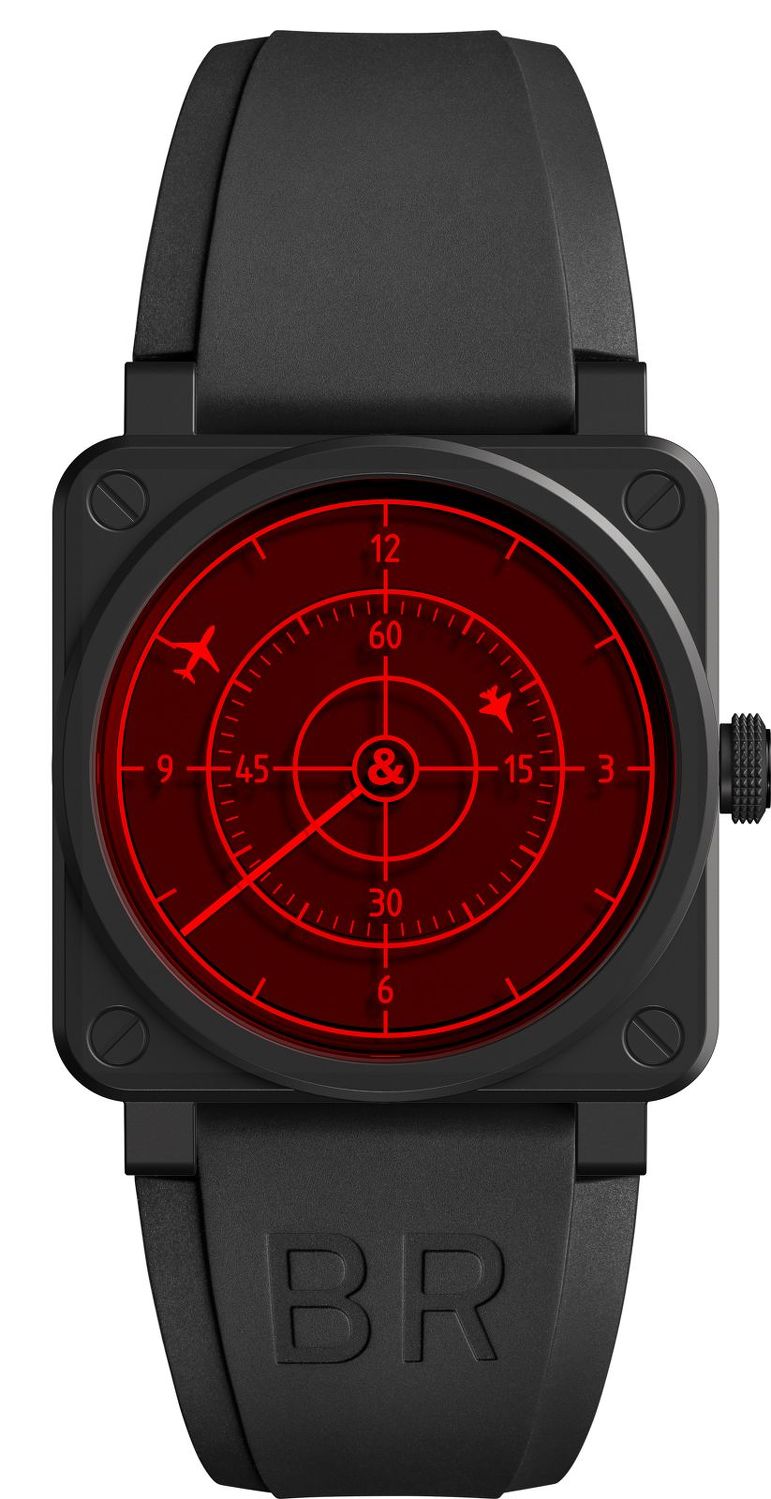 BR 03-92 Red Radar Ceramic - THE EDGE SINGAPORE