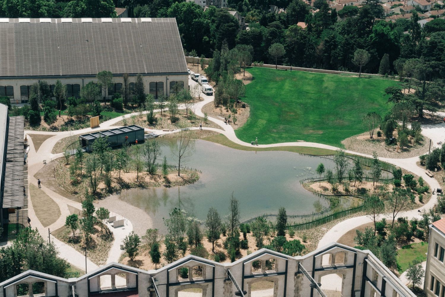 view of the park from the tower - THE EDGE SINGAPORE