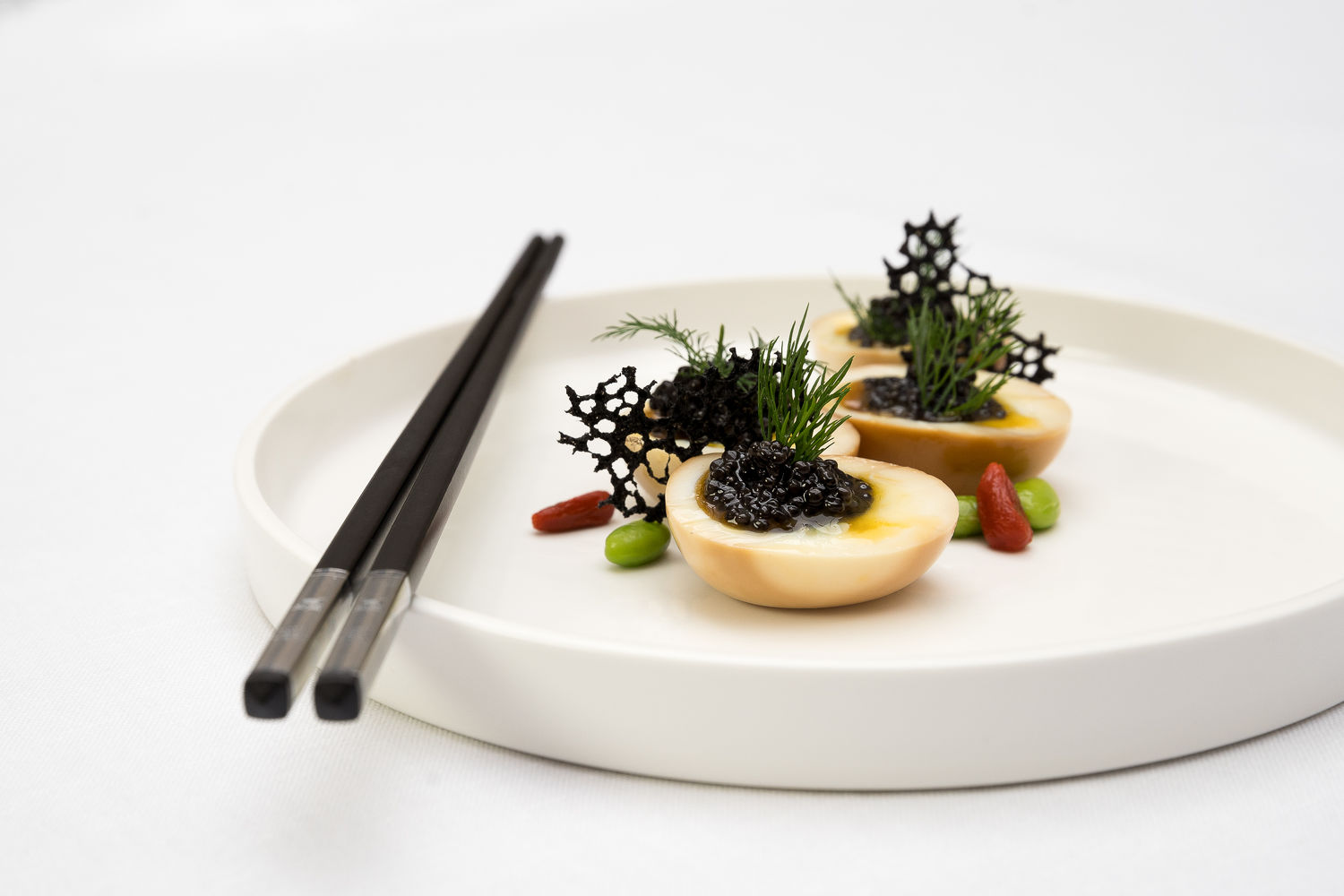 ImperialTreasure Soft Boiled Egg with Caviar - THE EDGE SINGAPORE