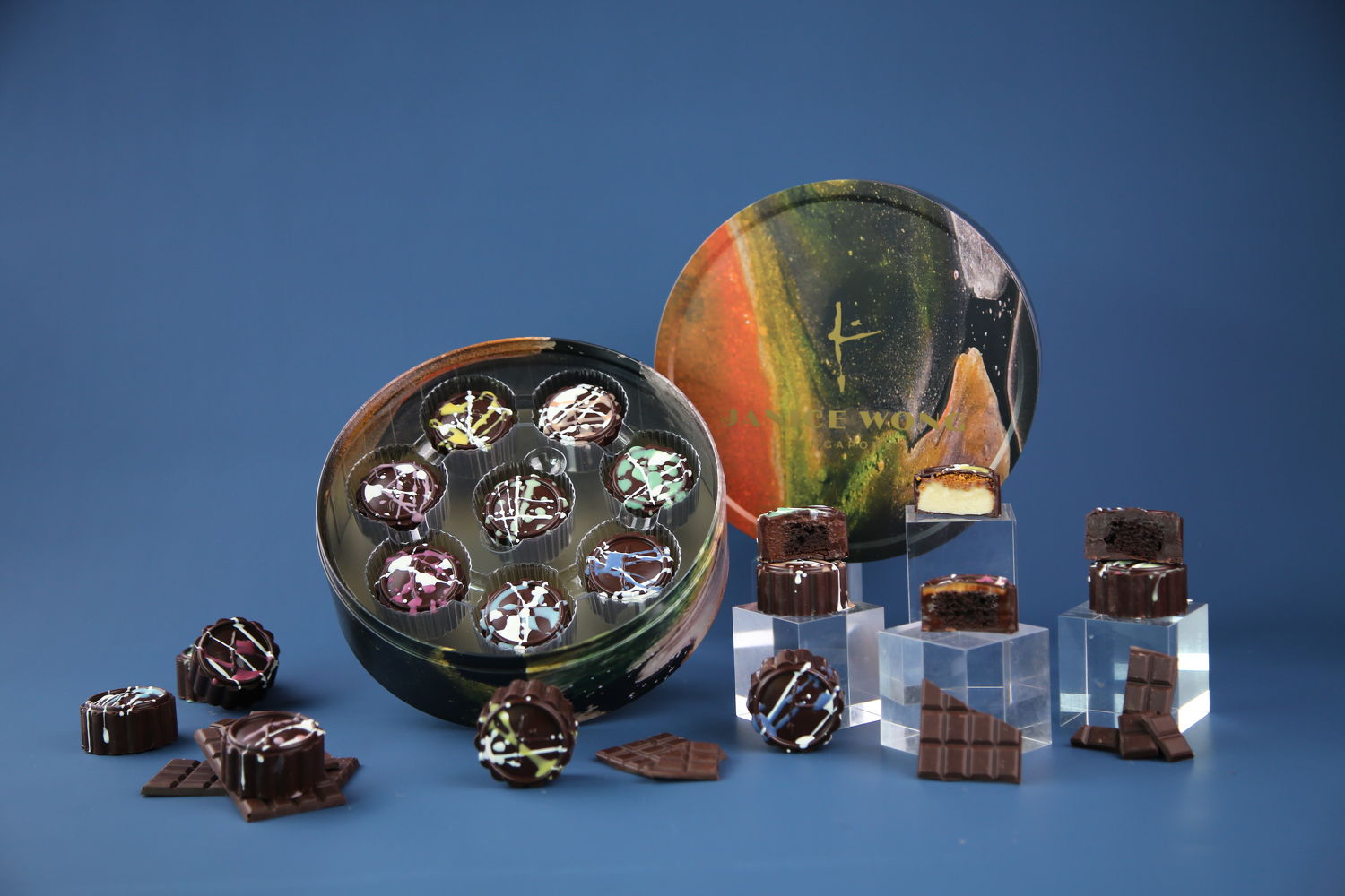 Janice Wong Chocolate Mooncakes - THE EDGE SINGAPORE