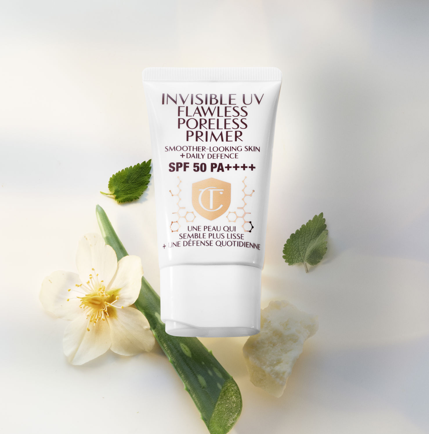 Charlotte Tilbury Invisible UV Flawless Poreless Primer SPF 50 PA - THE EDGE SINGAPORE