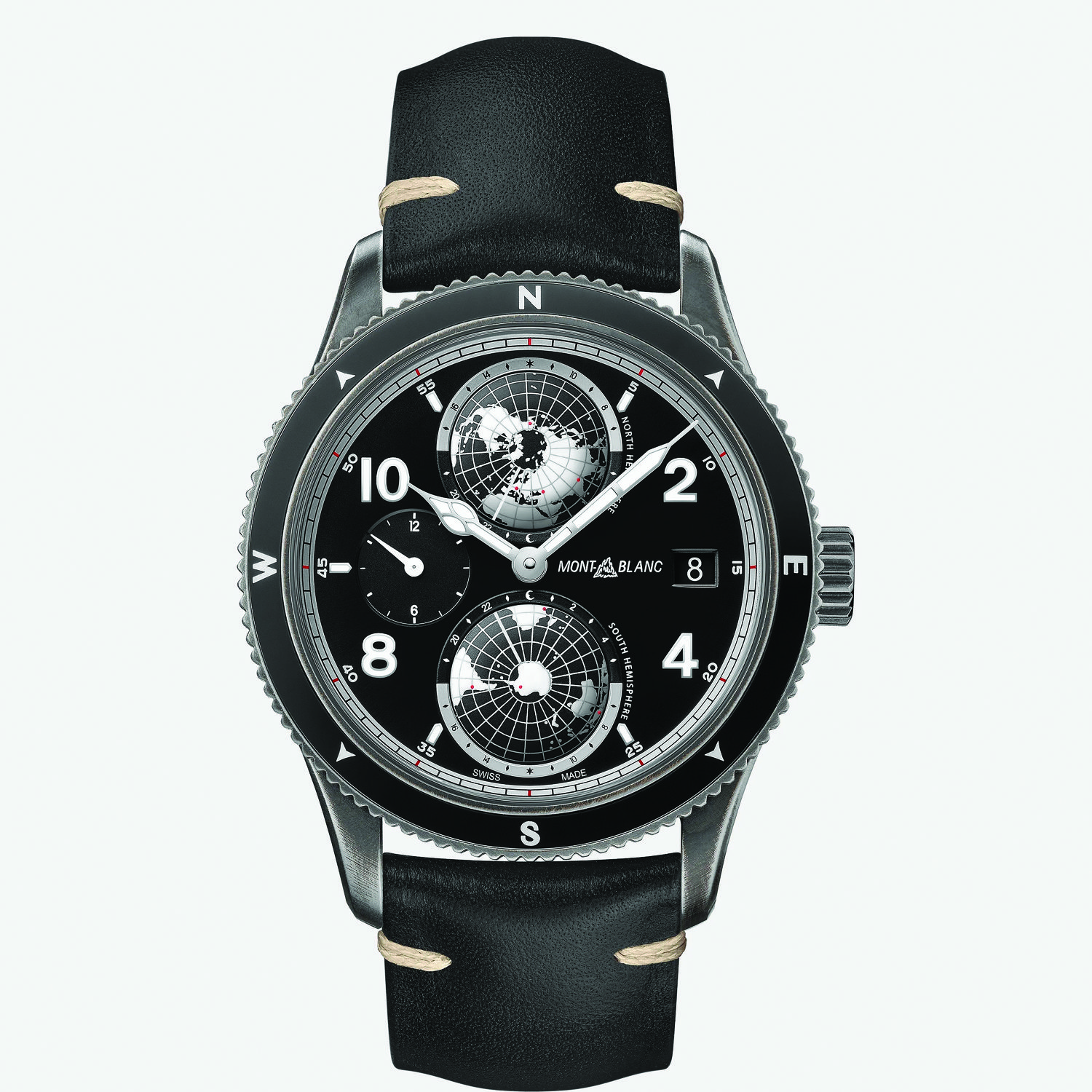 Montblanc 1858 Geosphere UltraBlack - THE EDGE SINGAPORE