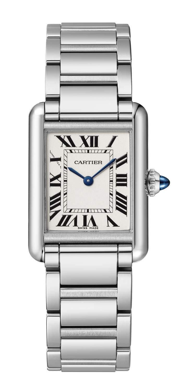 cartier watch silver