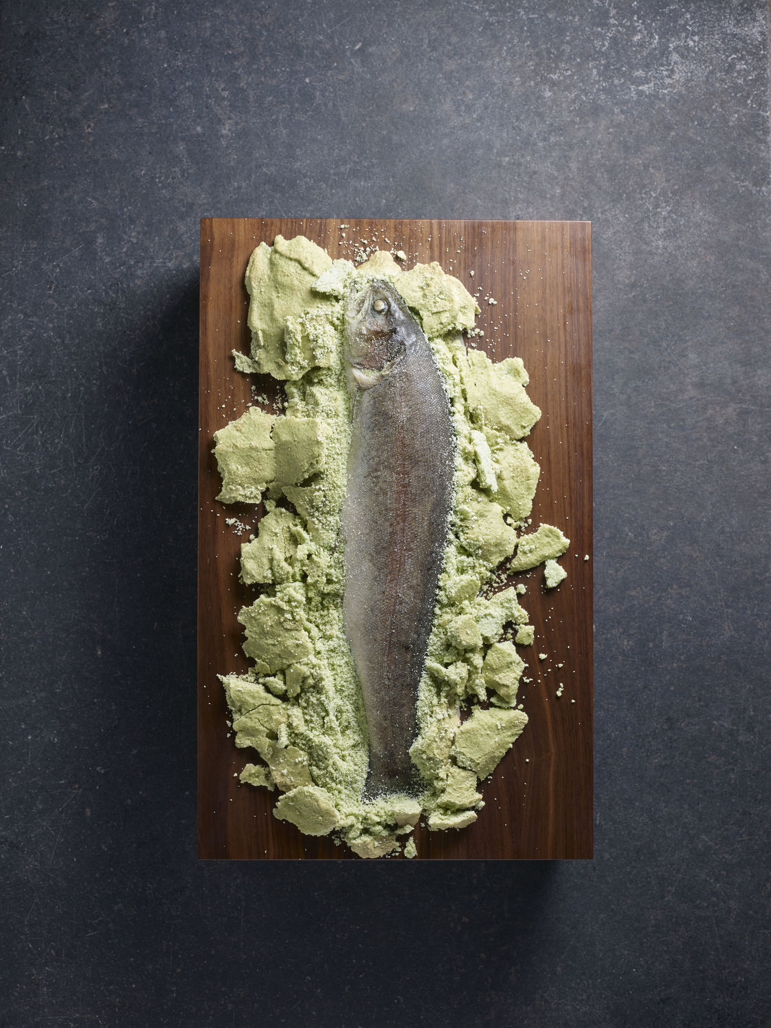 Salt Baked Rainbow Trout - THE EDGE SINGAPORE