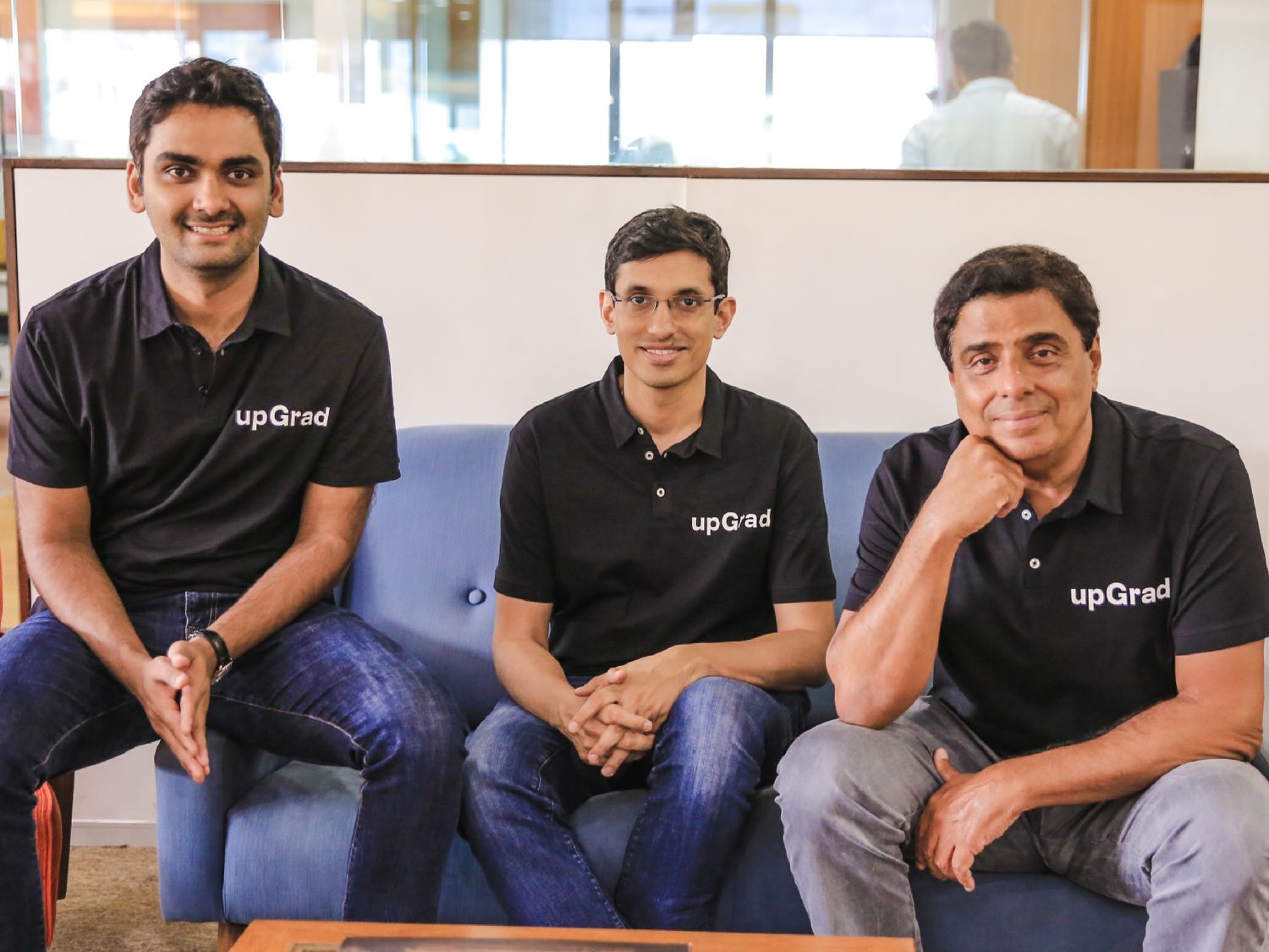 Screwvala and the co-founders of upGrad - THE EDGE SINGAPORE