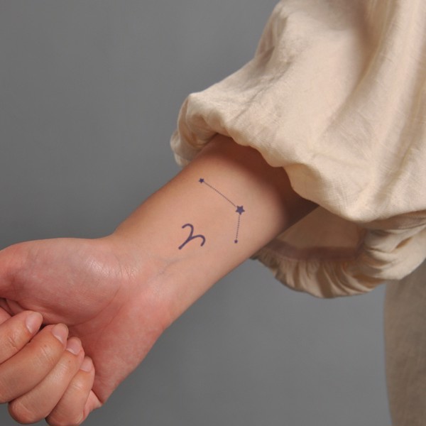 H&igrave;nh xăm cung ho&agrave;ng đạo Bạch Dương