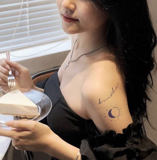 Vai là vị trí tuyệt nhất để sở hữu những hình xăm cách điệu kết hợp với chữ