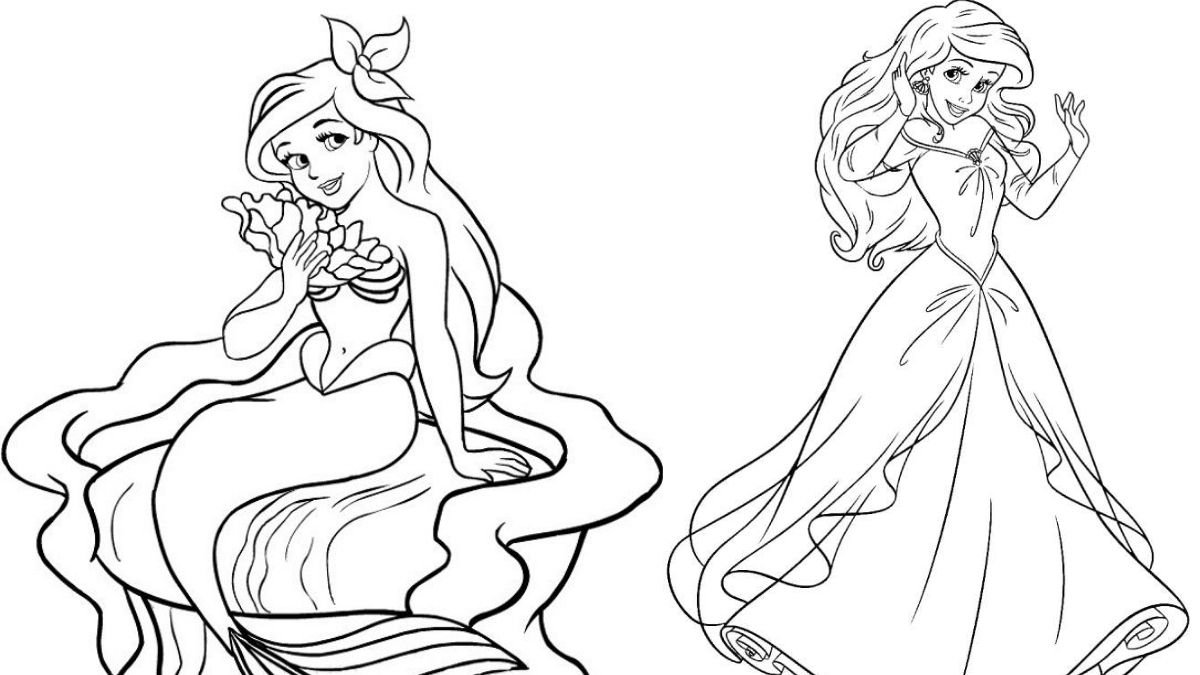 Tranh Tô Màu Công Chúa: 70+ Tuyệt Tác Đơn Giản Được Yêu Thích