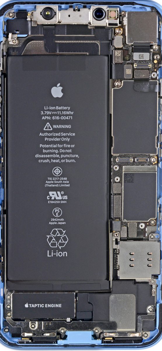 ifixit-xr-wallpaper-blue Mời tải về bộ hình nền linh kiện cực chất cho iPhone XR và XS