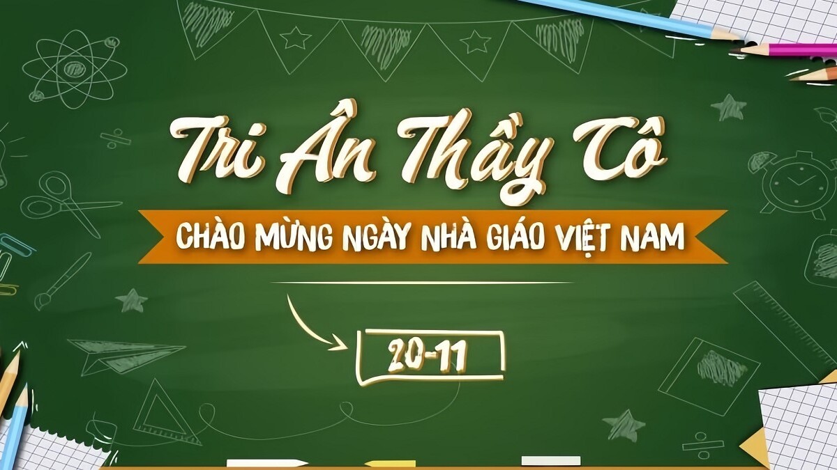 mẫu nền 20/11 thân thiện