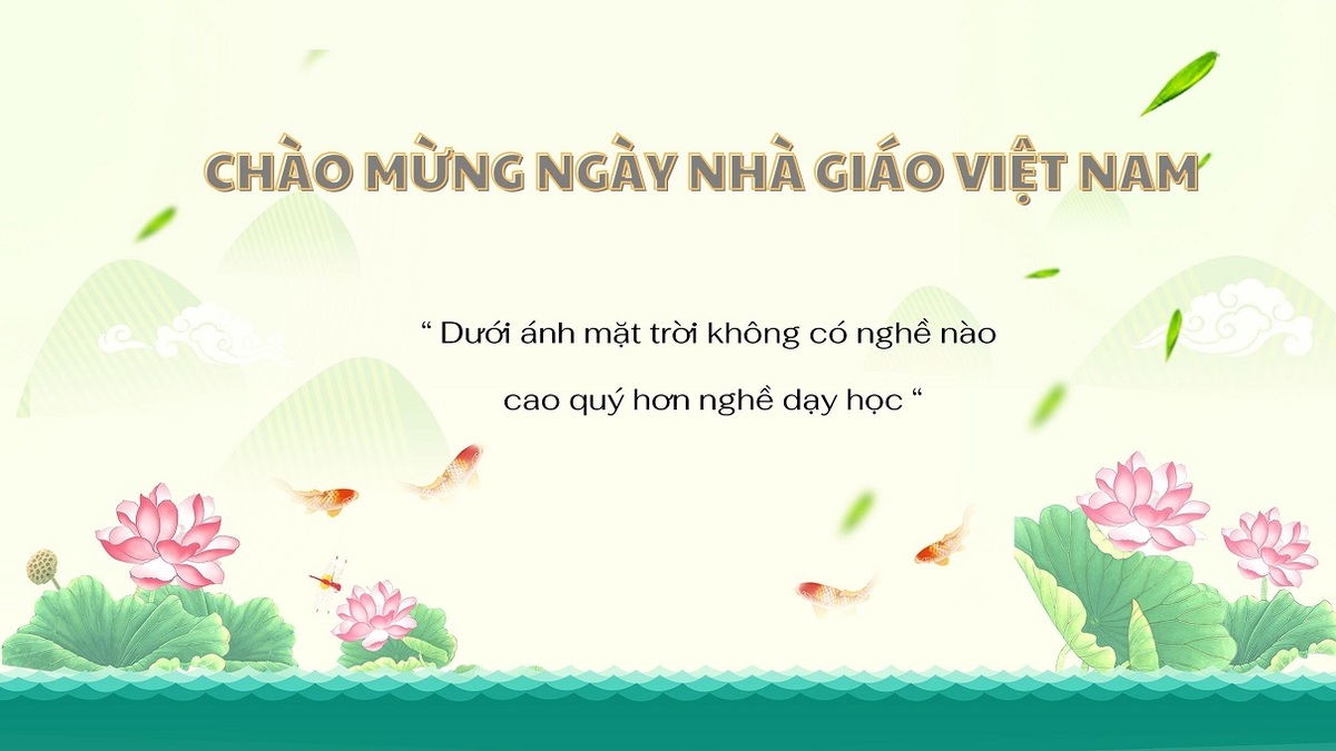 Chọn hình nền 20/11 để tôn vinh thầy cô