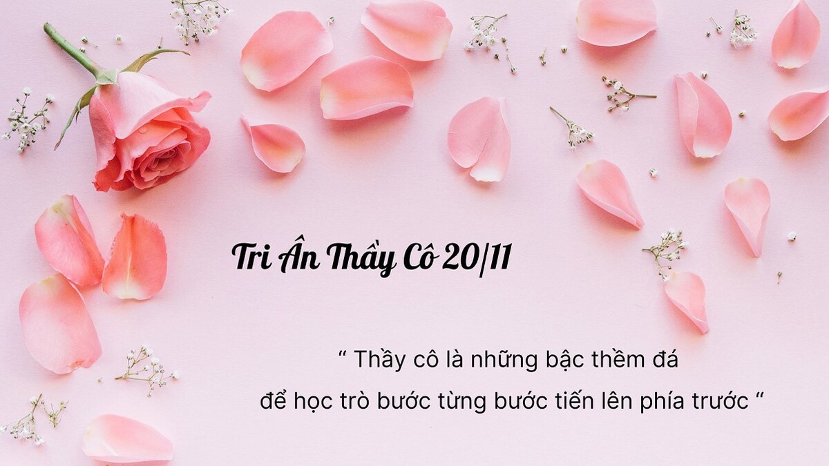 Thiết kế background vinh danh thầy cô trong ngày kỷ niệm