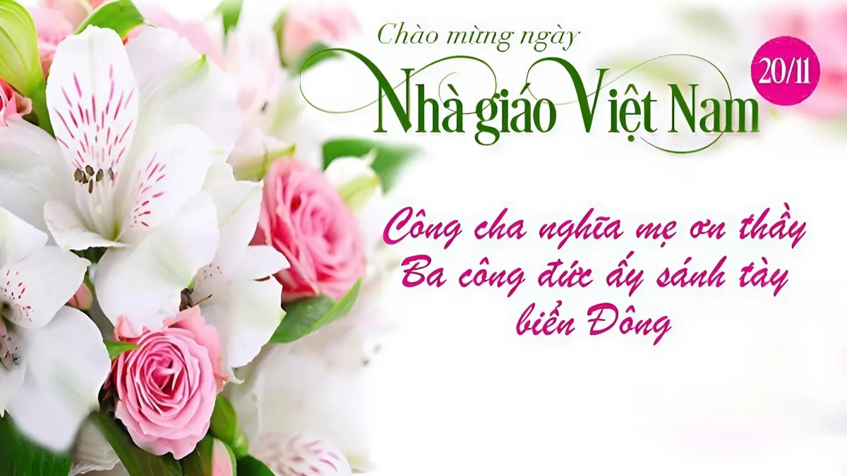 Hình ảnh tuyệt đẹp cho ngày kỷ niệm 20/11