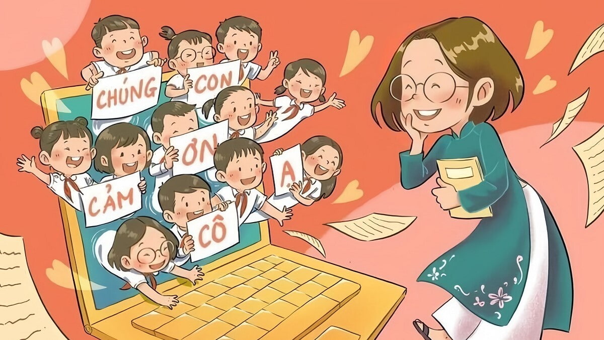 Background 20/11 đáng yêu