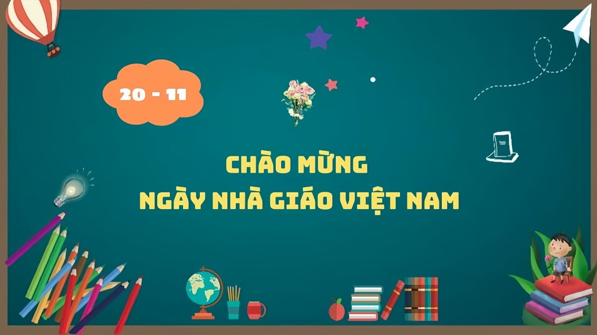 Tải phông nền tuyệt đẹp cho ngày 20/11 tại trường mầm non