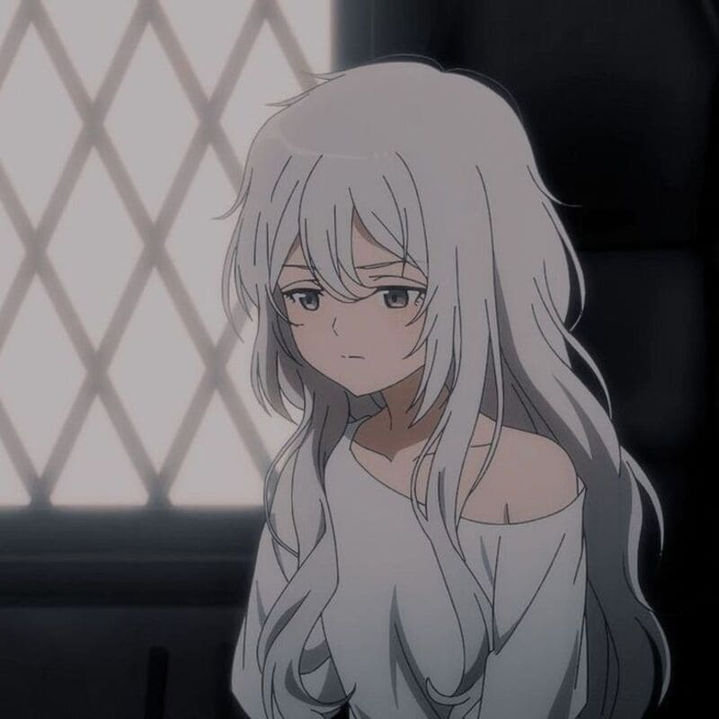 ảnh avatar anime nữ buồn