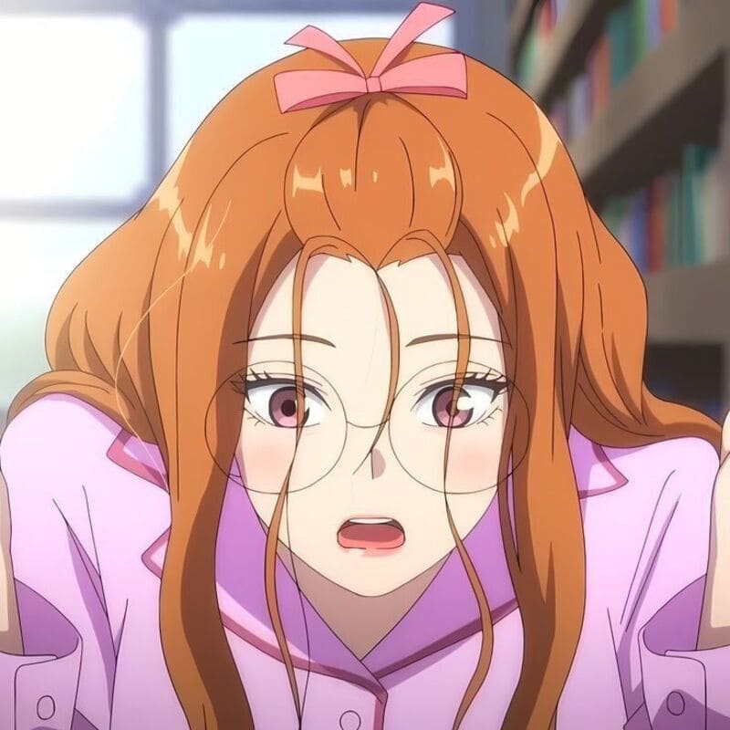 hình ảnh anime nữ hoảng hốt