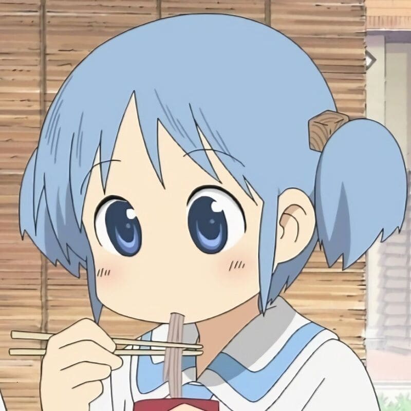 Ảnh đại diện Avatar anime dễ thương ăn mì