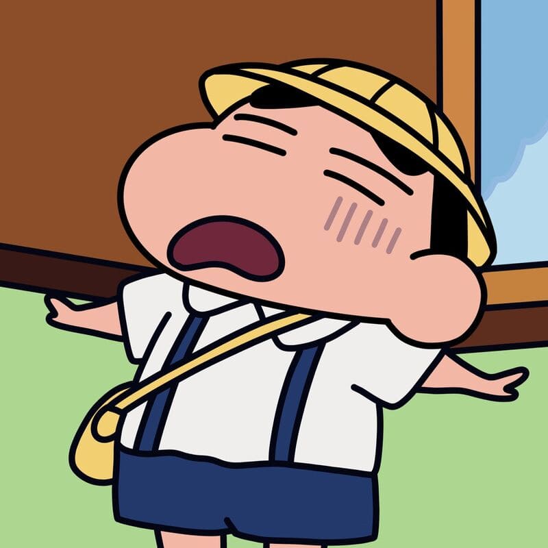 Ảnh đại diện Avatar anime dễ thương đang ngáp ngủ