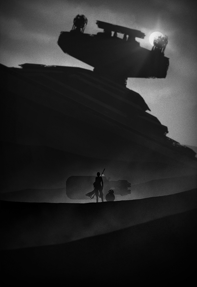 star-wars-iphone-wallpaper-the-force-unleashed-rey-bb8-marko-manev-noir star wars iphone wallpaper the force unleashed rey bb8 marko manev noir