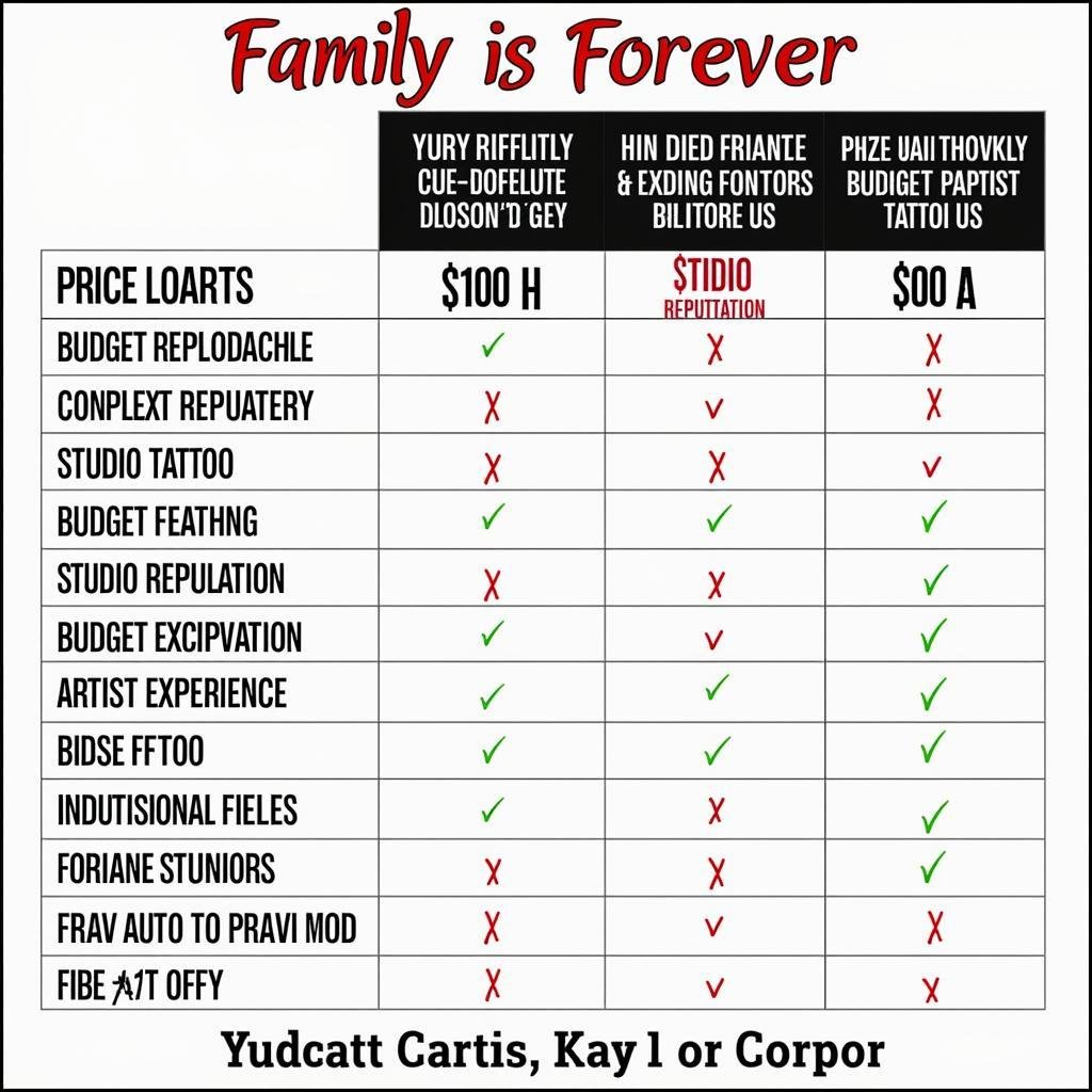 Hình xăm chữ Family is Forever ở tay: Ý nghĩa sâu sắc, Vị trí lý tưởng và Gợi ý thiết kế độc đáo 2 bang gia tham khao xam hinh family is forever 67bf41 1