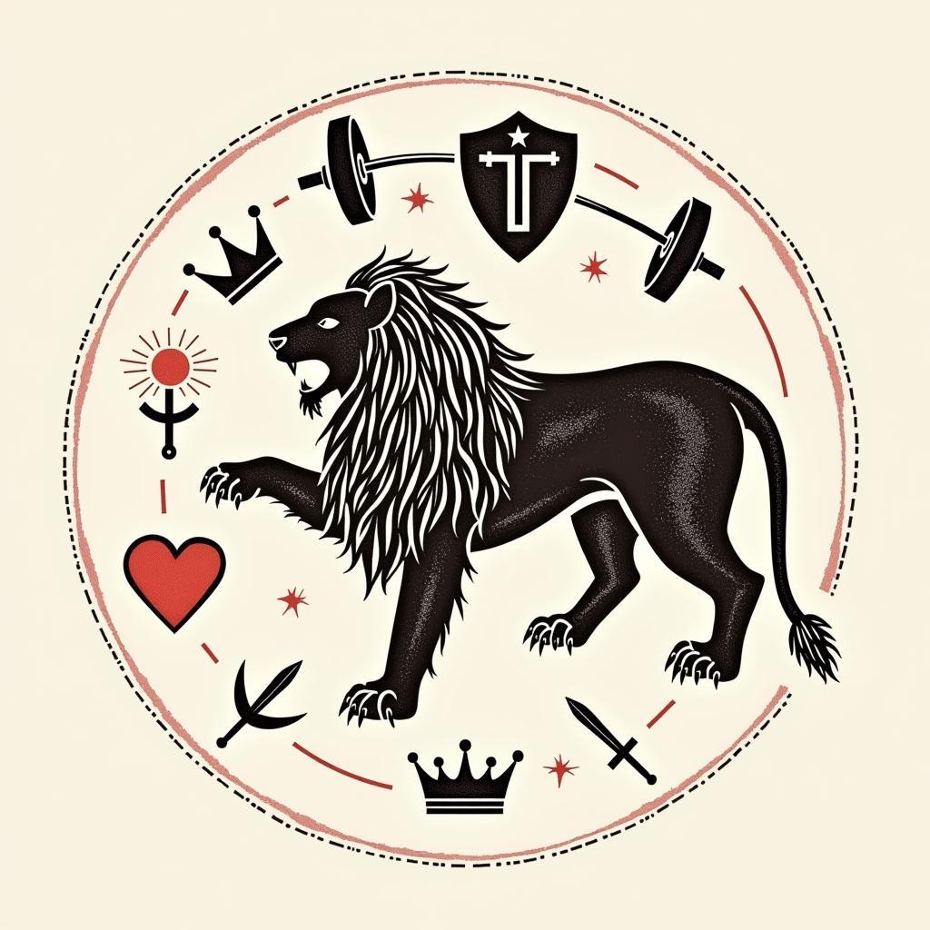 bieu-tuong-hinh-xam-su-tu-suc-manh-dung-cam-lanh-dao-67bf5e Biểu tượng hình xăm sư tử thể hiện sức mạnh, dũng cảm, lãnh đạo và tình yêu thương