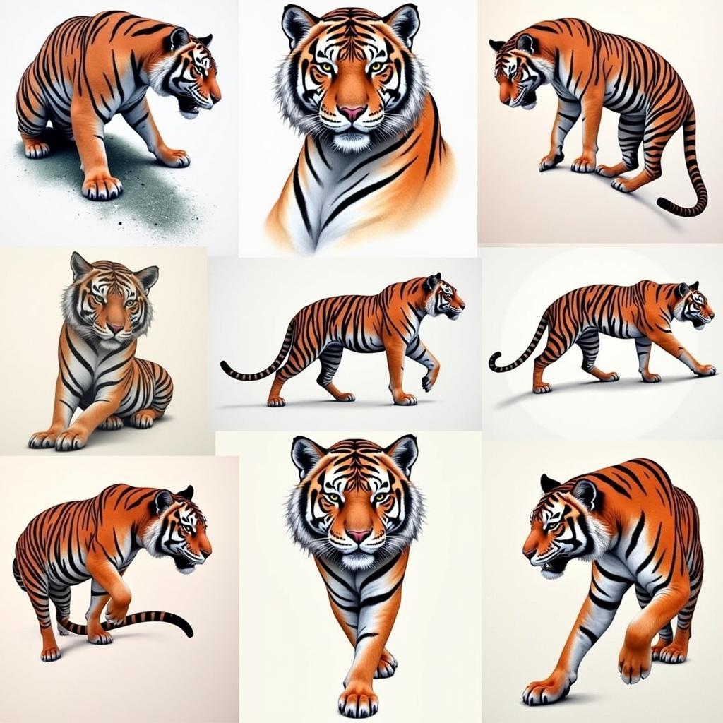 Bo suu tap hinh xam ho dep da dang phong cach de tham khao y tuong