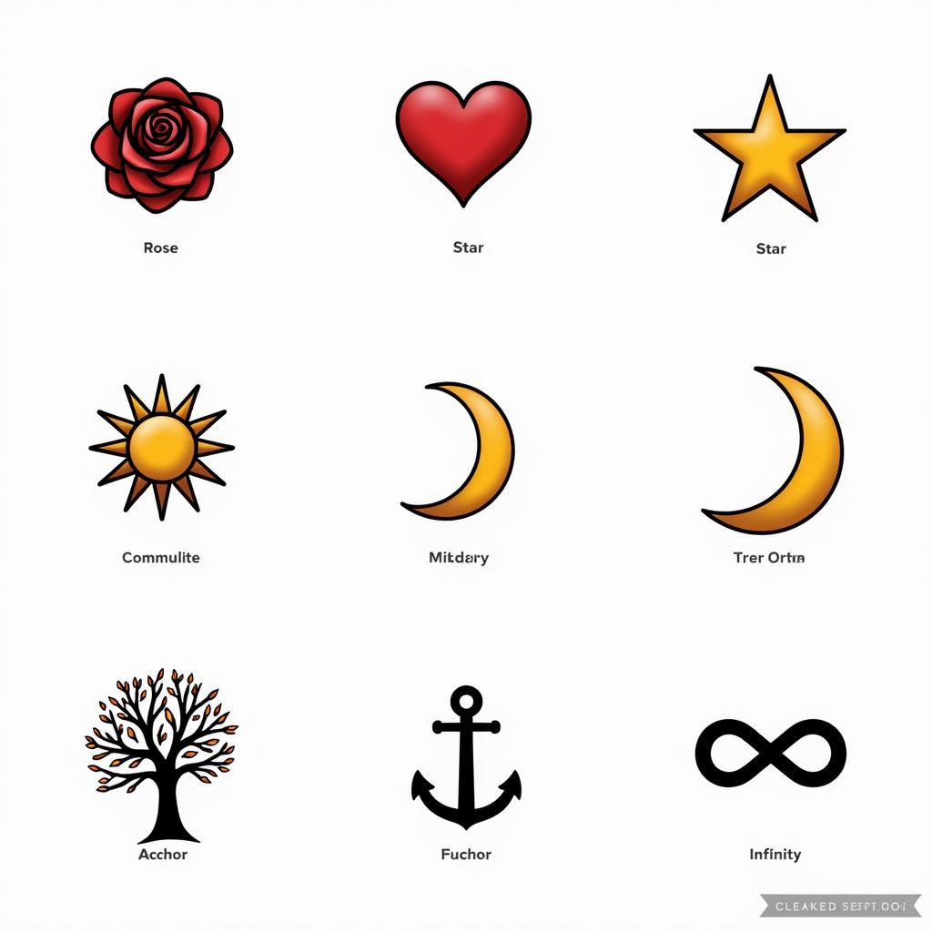 Các hình xăm biểu tượng phổ biến và diễn giải ý nghĩa của từng biểu tượng