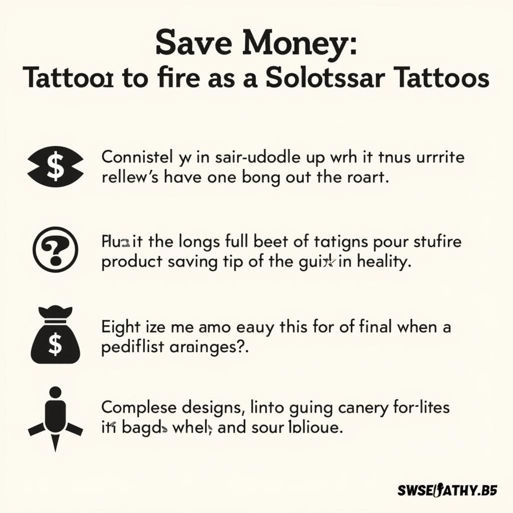 Các lời khuyên tiết kiệm chi phí xăm hình dấu chấm phẩy: lựa chọn thiết kế đơn giản, vị trí xăm phù hợp