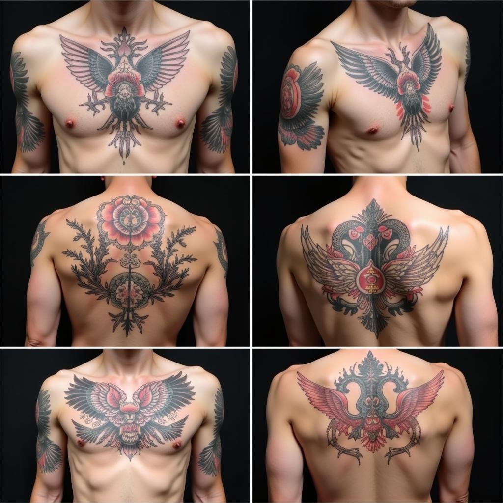 Hình xăm Khổng Minh ý nghĩa độc đáo gợi ý thiết kế vị trí xăm đẹp 5 cac vi tri xam hinh khong minh pho bien bap tay lung 67bc3f 1