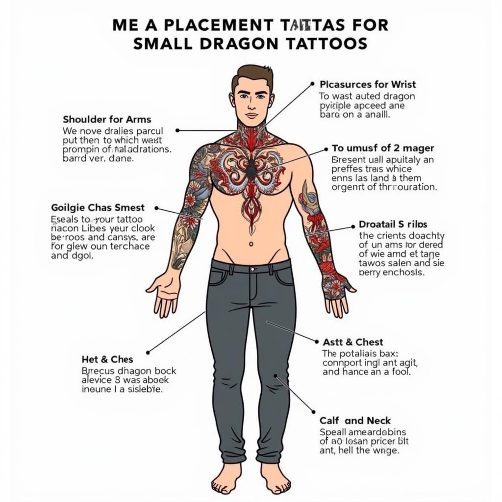 Tổng hợp các vị trí xăm hình rồng nhỏ phổ biến và được ưa chuộng cho nam