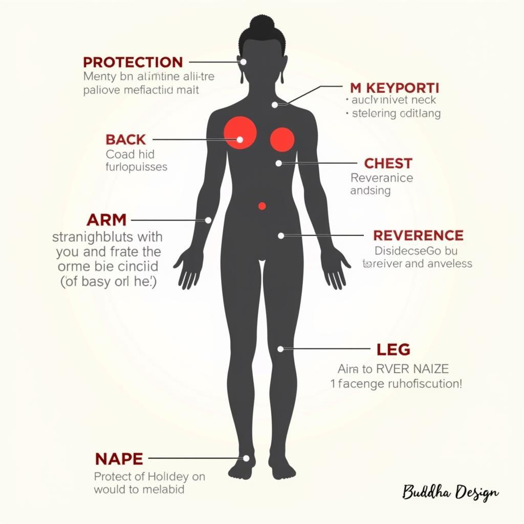 Các vị trí xăm Phật phổ biến trên cơ thể và ý nghĩa tâm linh