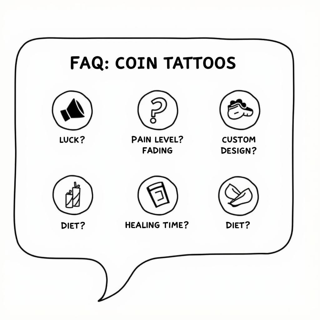 Tổng hợp các câu hỏi thường gặp và giải đáp về hình xăm đồng tiền xu, giúp người đọc hiểu rõ hơn