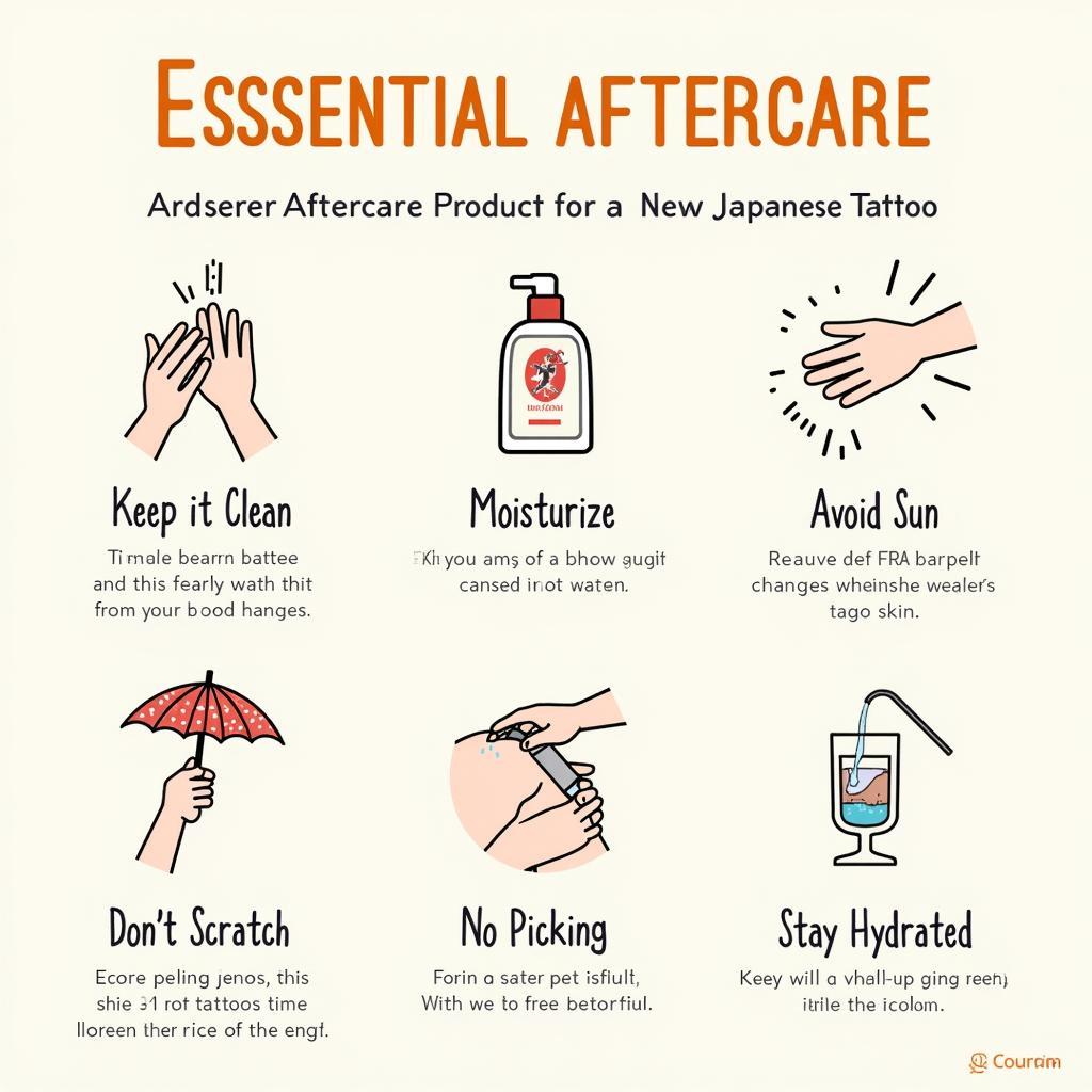 Huong dan cham soc hinh xam nhat co kin lung sau xam dung cach de mau lanh va giu mau sac tuoi tan