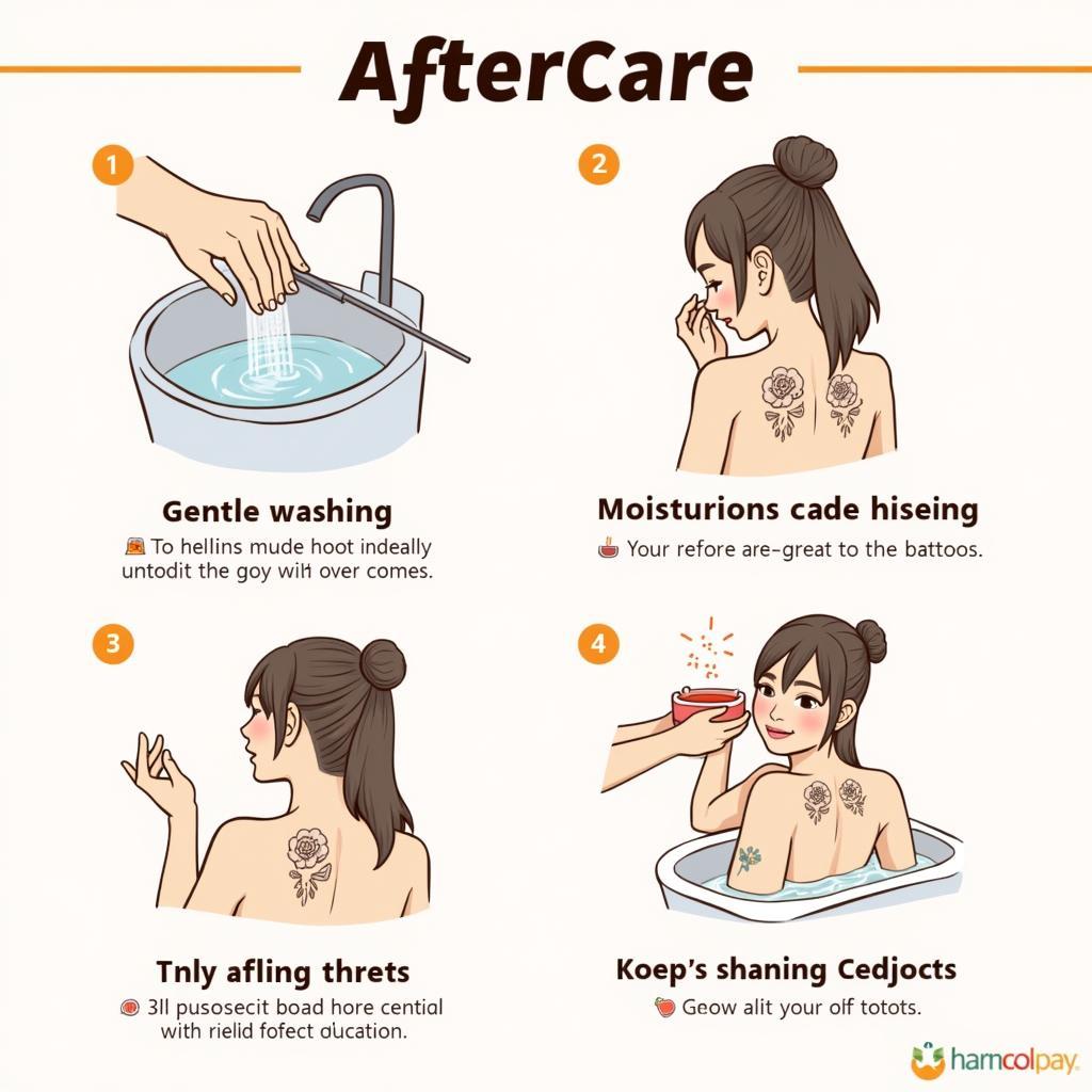 Hướng dẫn chăm sóc hình xăm cô gái Nhật sau lưng đúng cách để tránh nhiễm trùng