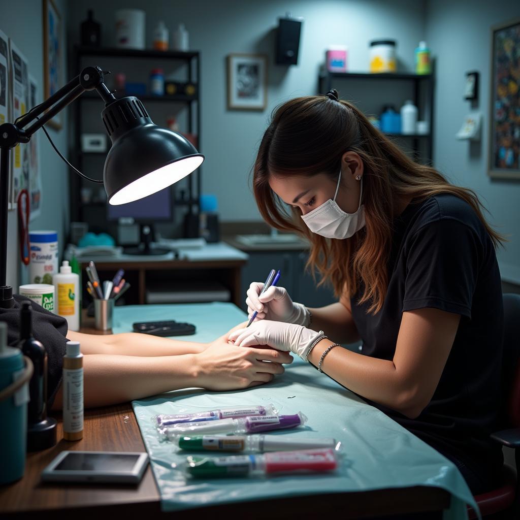 co-so-xam-uy-tin-ve-sinh-an-toan-67baa6 Cơ sở xăm uy tín, vệ sinh, an toàn khử trùng dụng cụ