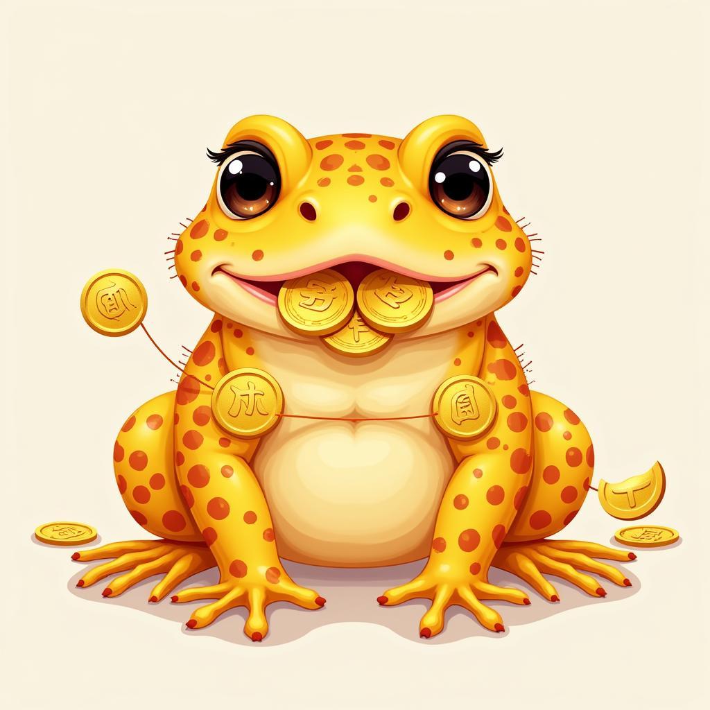 coc-ba-chan-ngam-tien-vang-bieu-tuong-tai-loc-67bb2a Cóc ba chân ngậm tiền vàng là biểu tượng của tài lộc và sự giàu có trong phong thủy