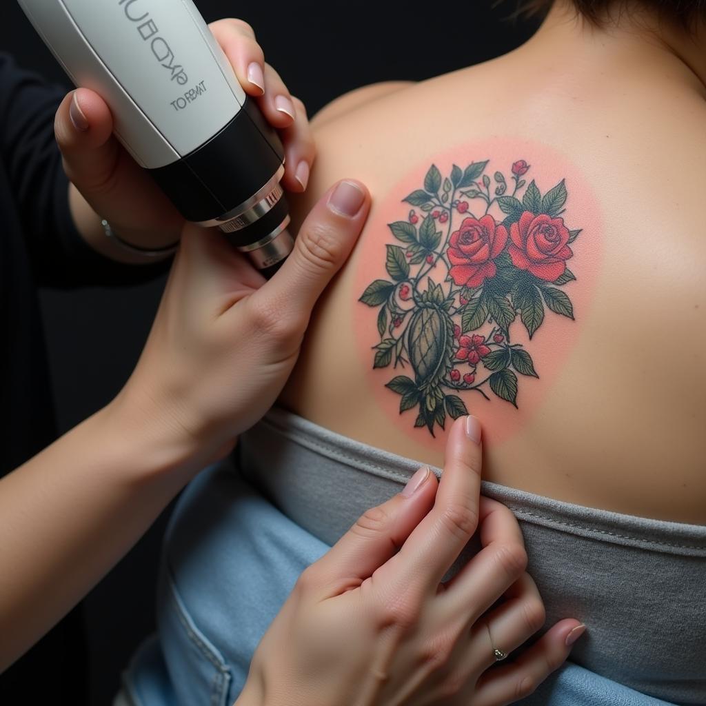 Cong nghe laser hien dai co the xoa hinh xam Hac Bach Vo Thuong nhung ton kem