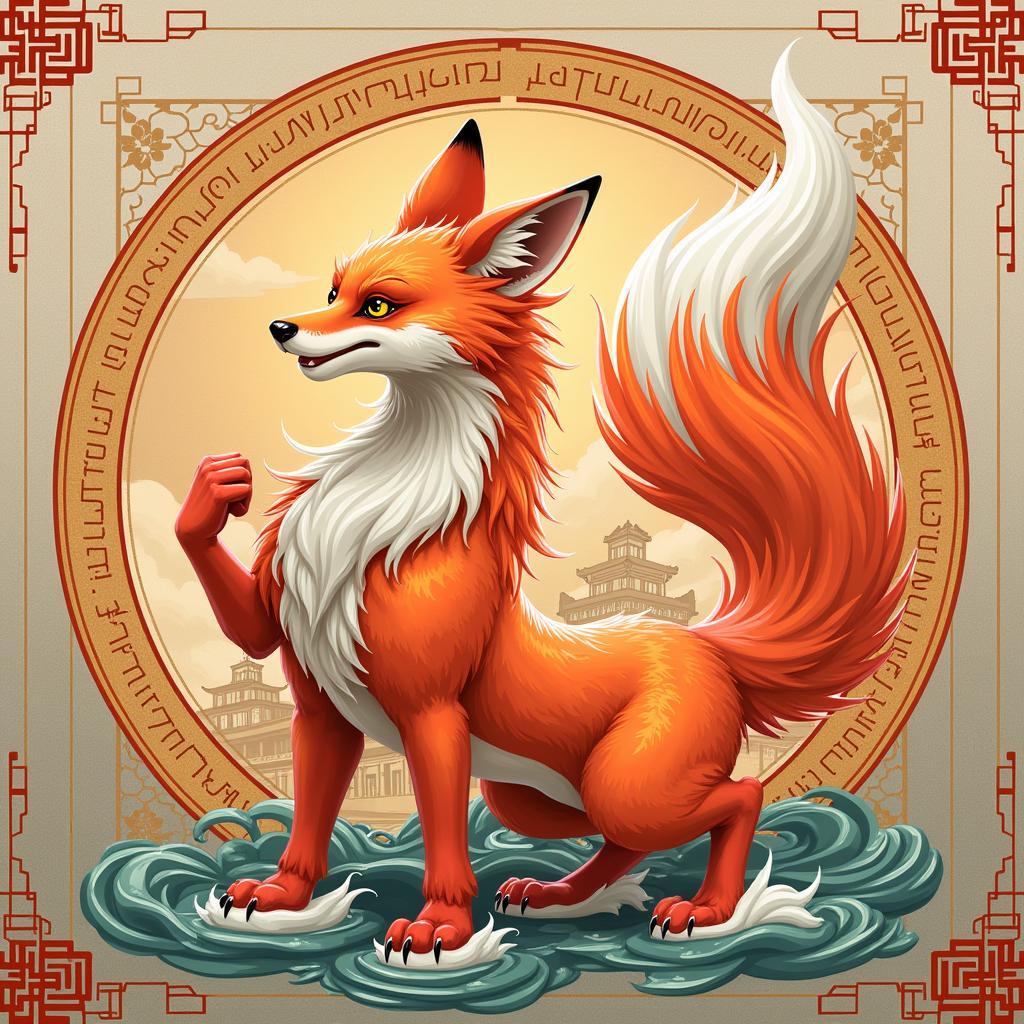 Cửu Vĩ Hồ biểu tượng sắc đẹp, trí tuệ và quyền lực trong truyền thuyết