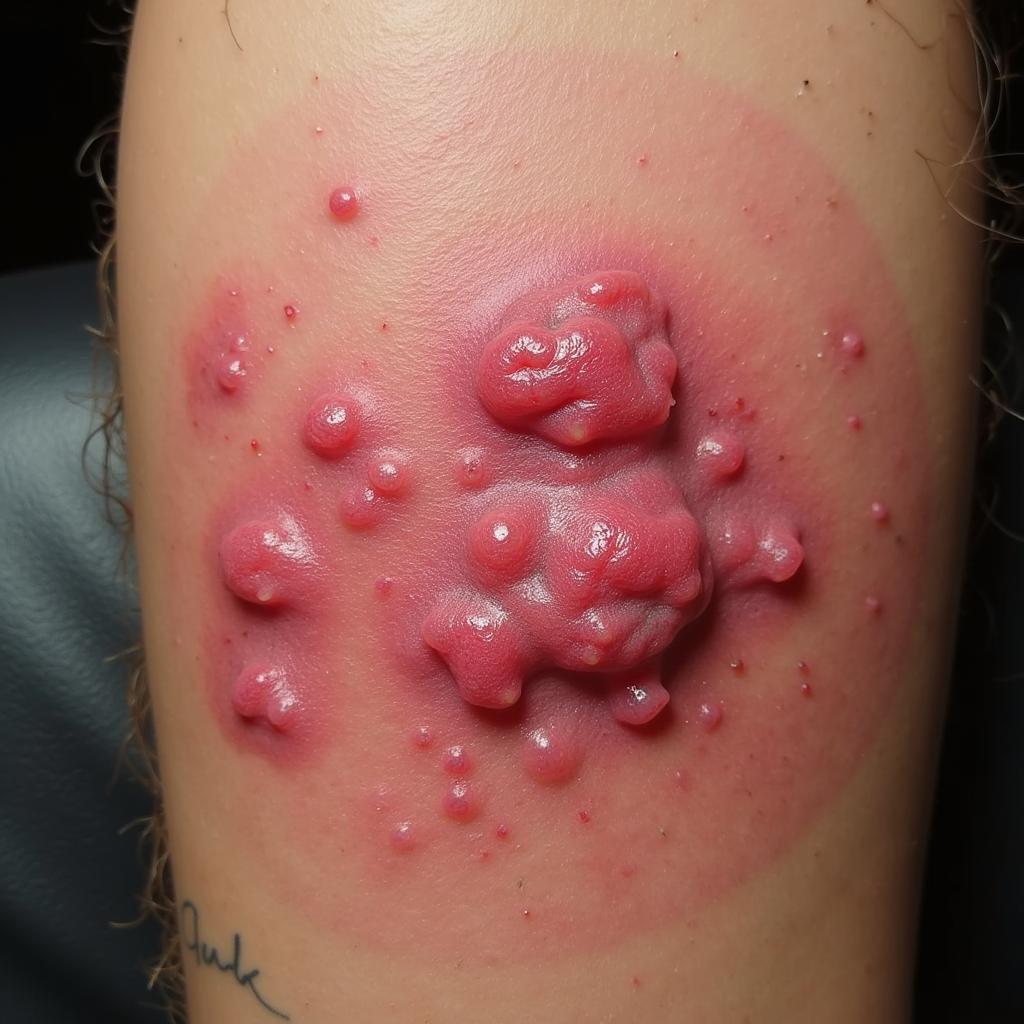 di-ung-muc-xam-da-man-do-ngua-67baa6 Dị ứng mực xăm, da mẩn đỏ, ngứa ngáy khó chịu