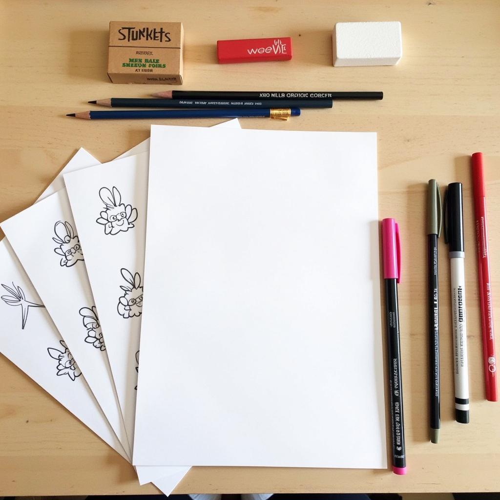 Dụng cụ vẽ hình xăm mini