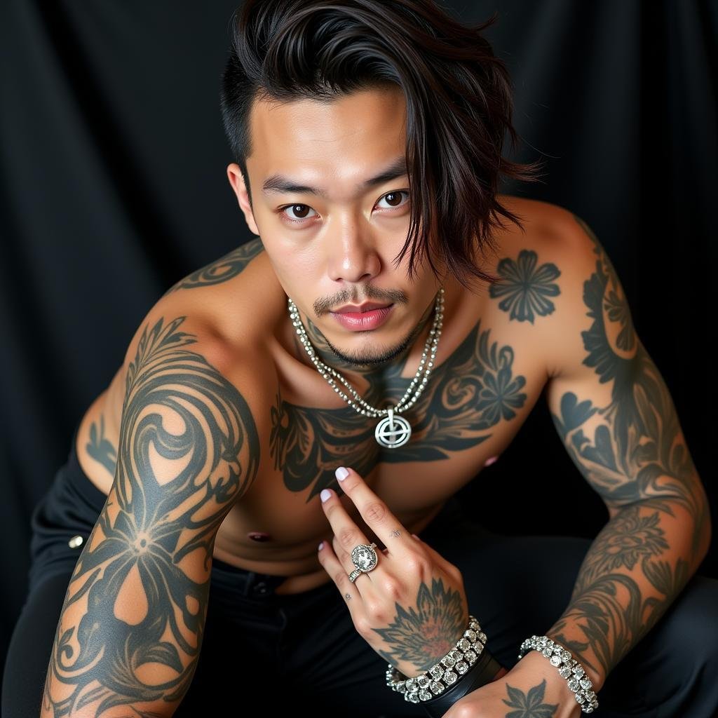 Giải mã ý nghĩa hình xăm độc đáo của G-Dragon: Ngôn ngữ nghệ thuật trên cơ thể "ông hoàng Kpop" 2 g dragon khoe hinh xam ca tinh tren co the 67b909 1