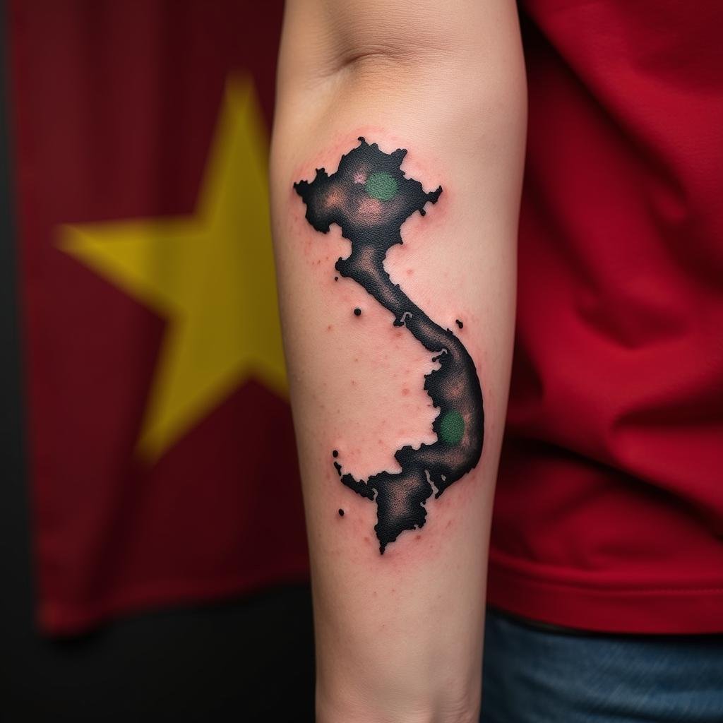 hinh xam ban do viet nam long yeu nuoc 67bd1a 1