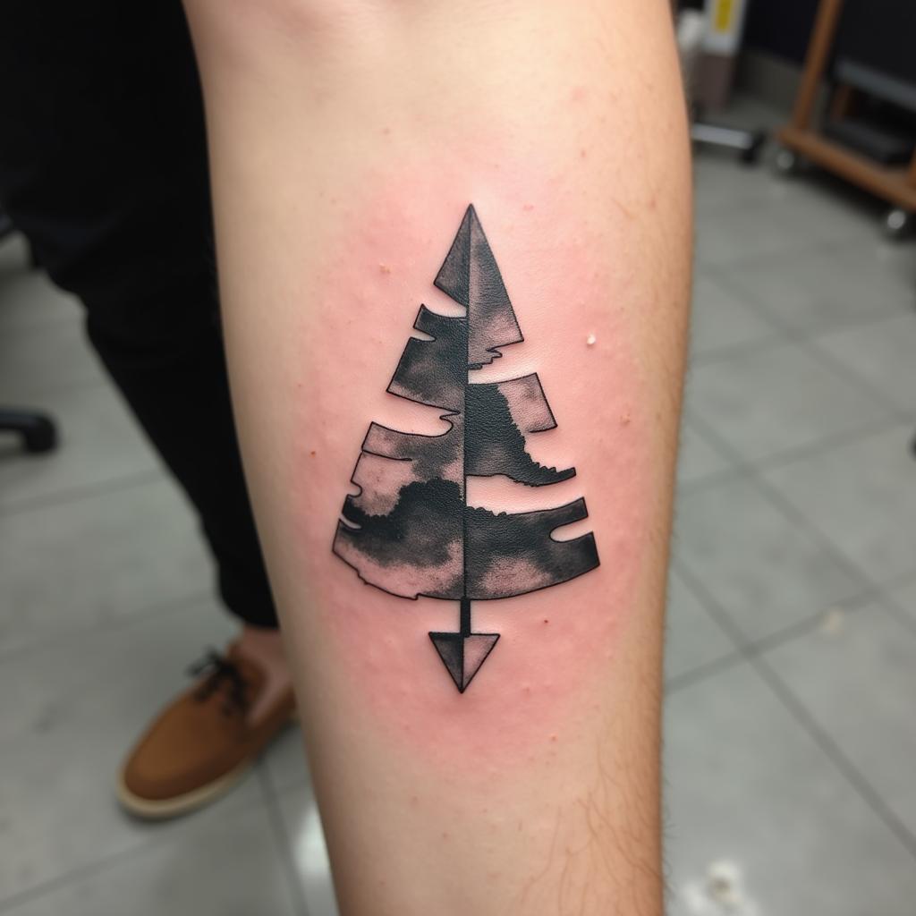 hinh-xam-cay-thong-hinh-hoc-sang-tao-67bed8 Hình xăm cây thông hình học độc đáo và sáng tạo với các khối hình trừu tượng