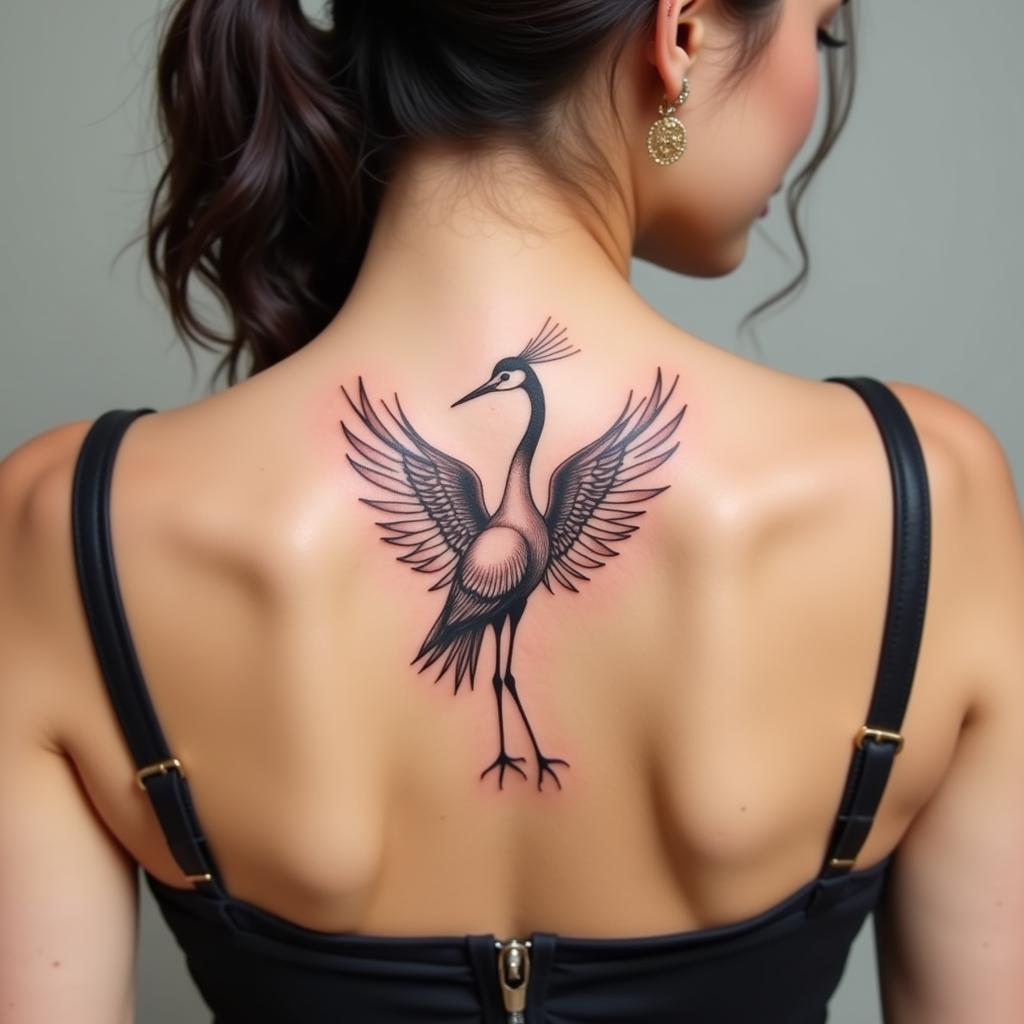 hinh-xam-chim-hac-o-vai-thanh-lich-duyen-dang-67bf09 Hình xăm chim hạc ở vai thể hiện sự thanh lịch duyên dáng và nữ tính
